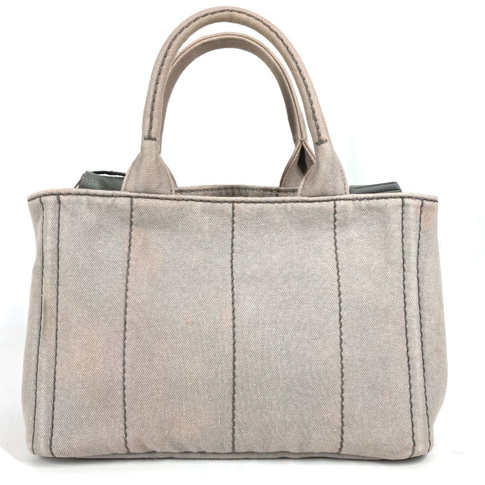 PRADA Canapa Logo 2-Way Bag, Shoulder Crossbody Tote Handbag, Canvas, Women's... - Picture 2 of 16